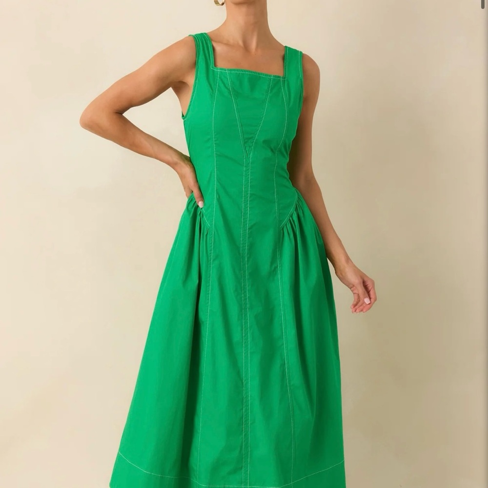 Red Dress Boutique Kelly Green Sleeveless Sundress
